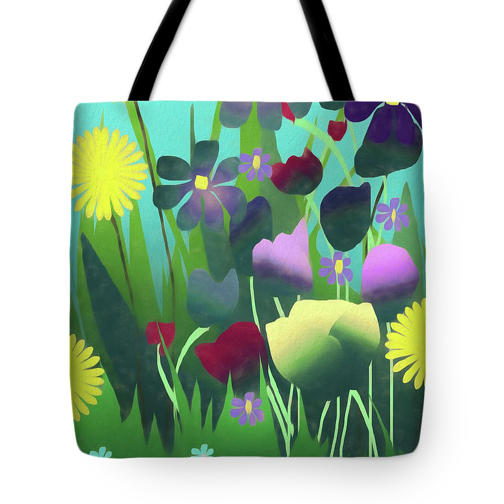 Summer Flower Garden - Tote Bag