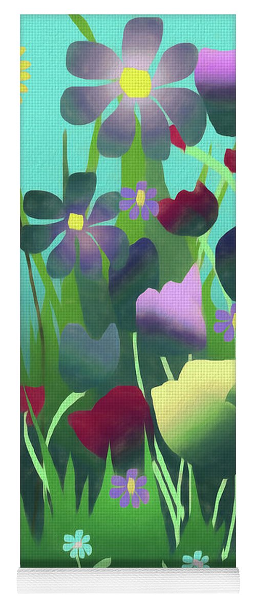 Summer Flower Garden - Yoga Mat