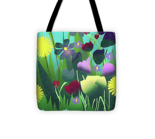 Summer Flower Garden - Tote Bag