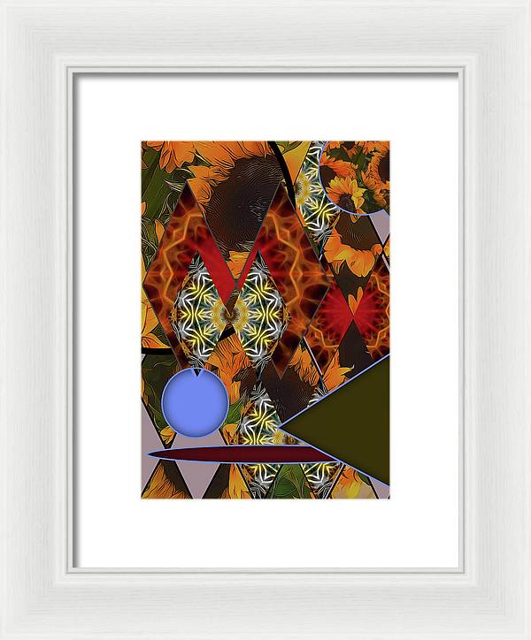 Sunflower Collage - Framed Print