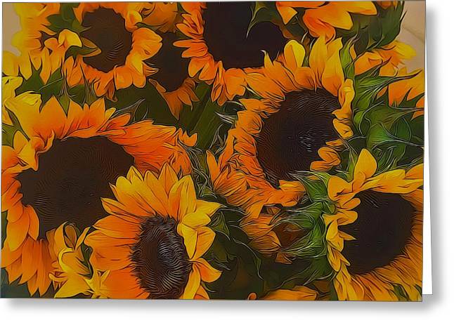 Sunflowers - Greeting Card