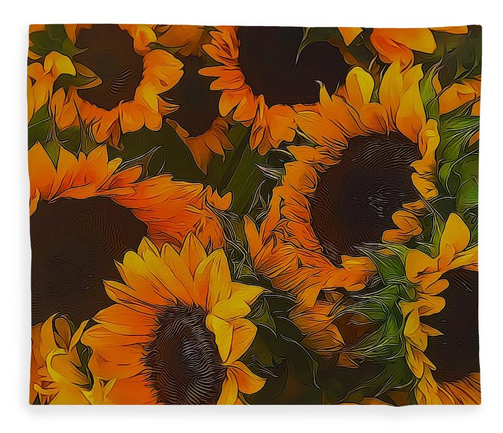 Sunflowers - Blanket