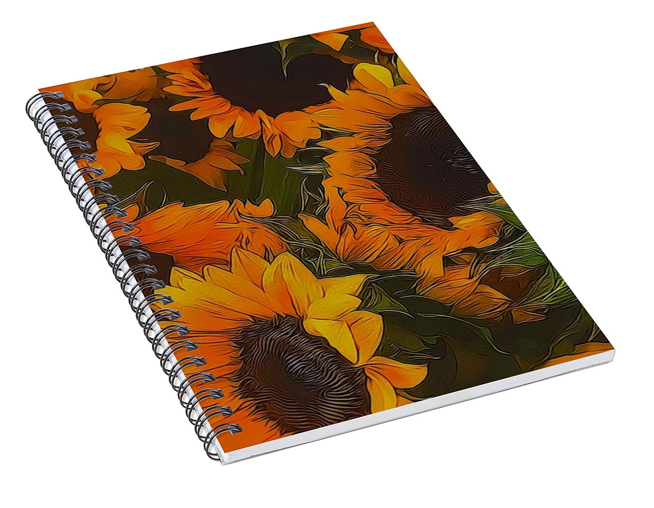 Sunflowers - Spiral Notebook