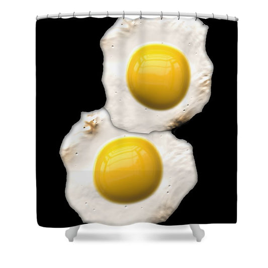 Sunny Side Up Eggs - Shower Curtain