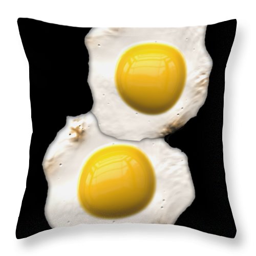Sunny Side Up Eggs - Throw Pillow