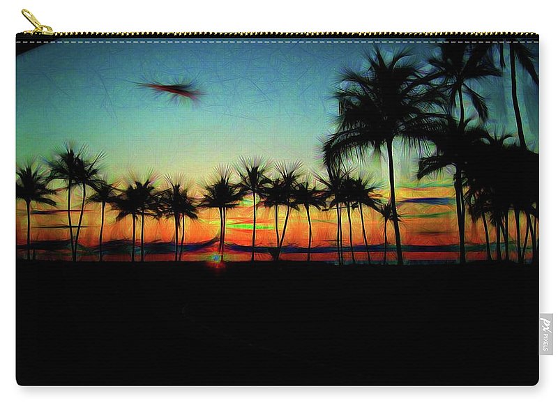 Sunset From The Car - Carry-All Pouch