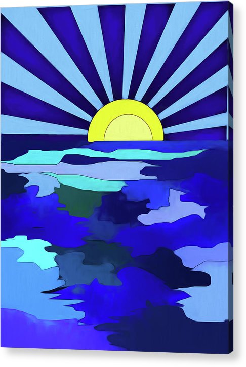 Sunset on The Lake - Acrylic Print