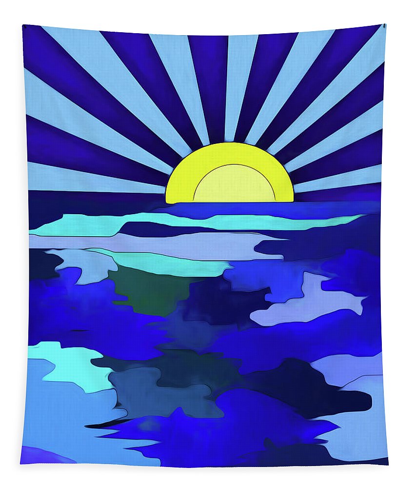 Sunset on The Lake - Tapestry