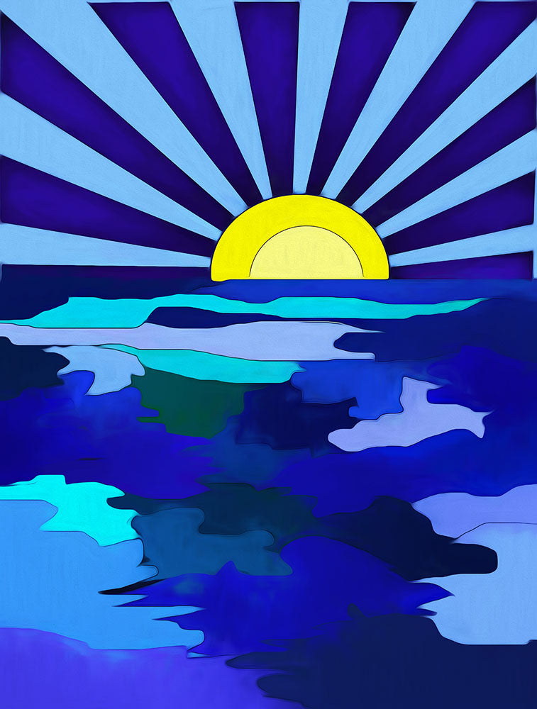Sunset On The Lake Digital Image Download