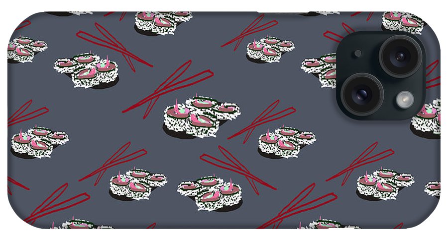 Sushi Pattern - Phone Case