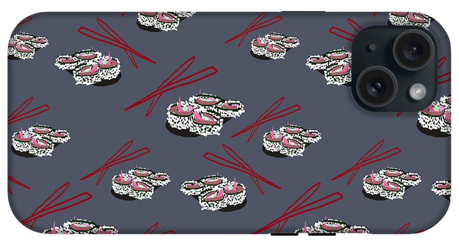 Sushi Pattern - Phone Case