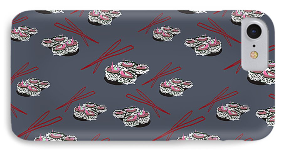 Sushi Pattern - Phone Case