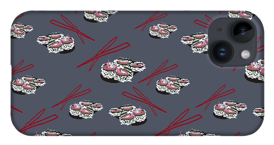 Sushi Pattern - Phone Case