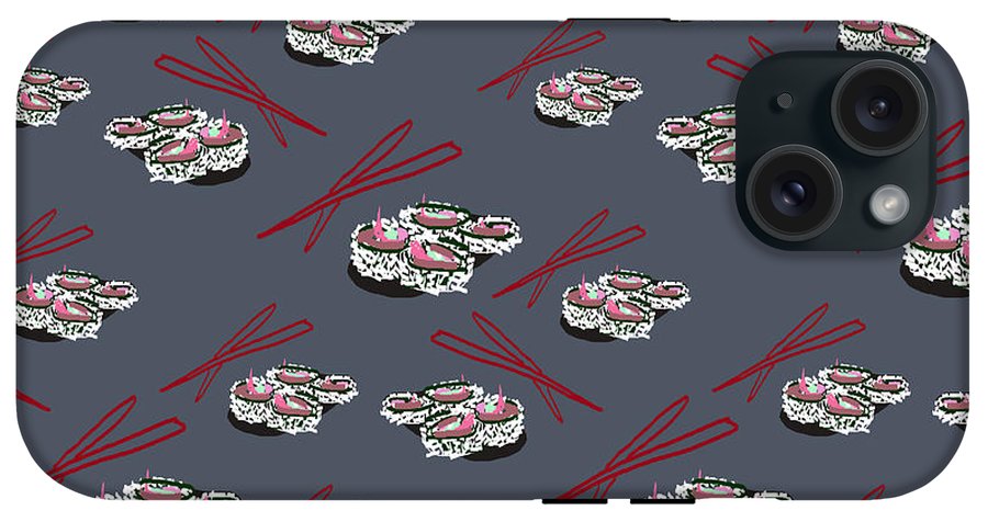 Sushi Pattern - Phone Case