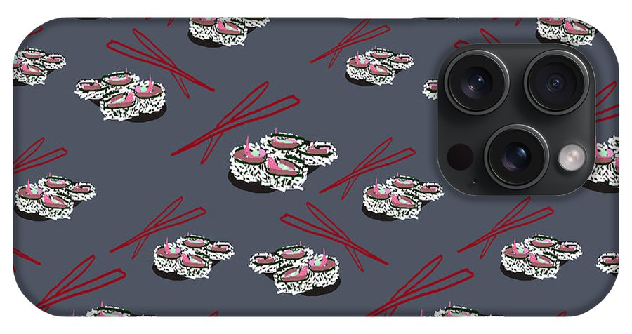 Sushi Pattern - Phone Case