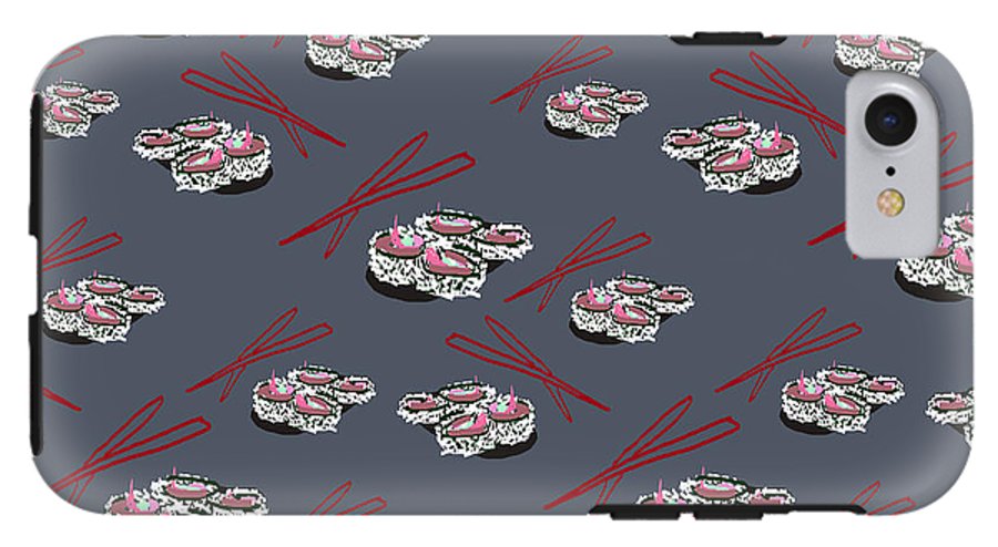 Sushi Pattern - Phone Case