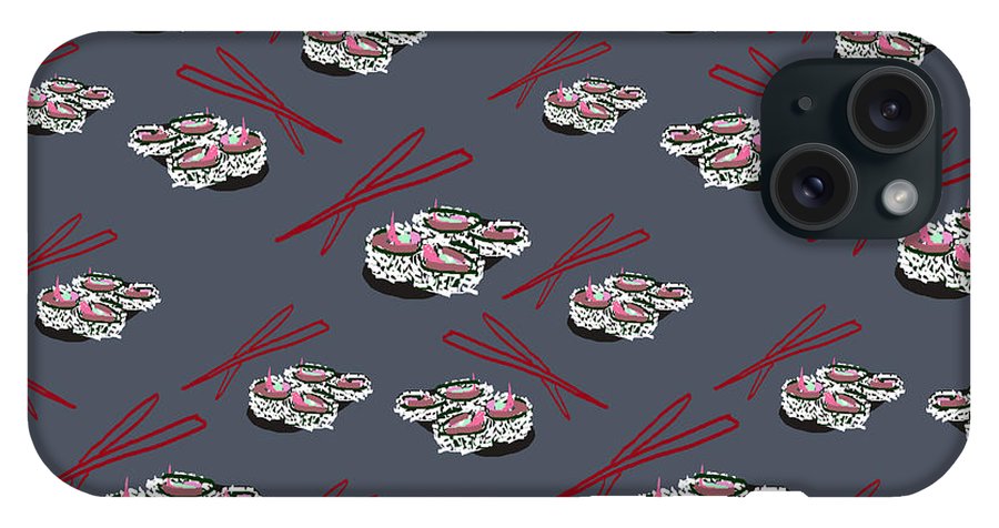 Sushi Pattern - Phone Case