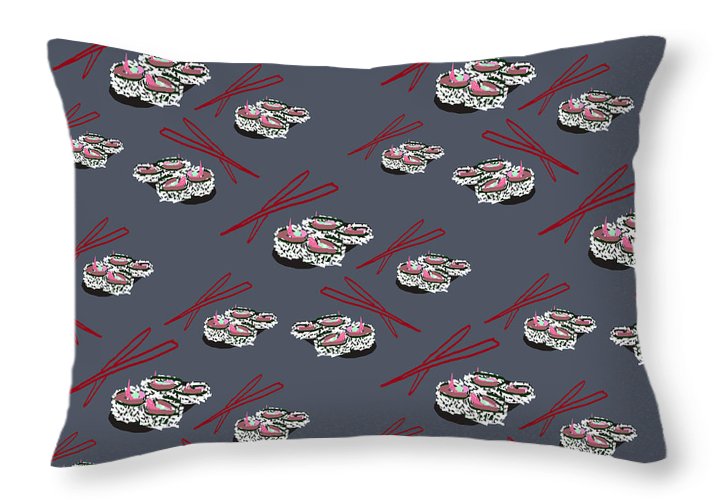 Sushi Pattern - Throw Pillow