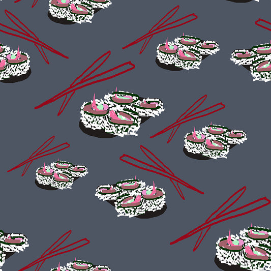 Sushi Pattern Digital Image Download