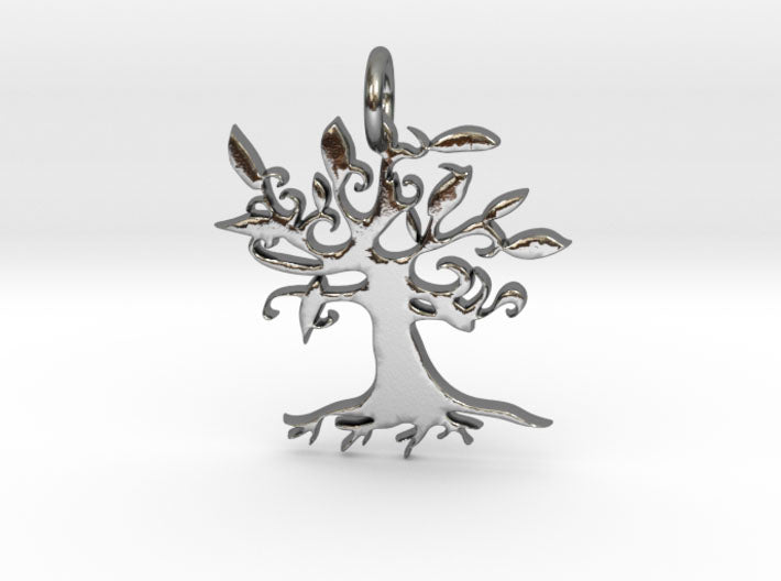 Swirly Tree Pendant