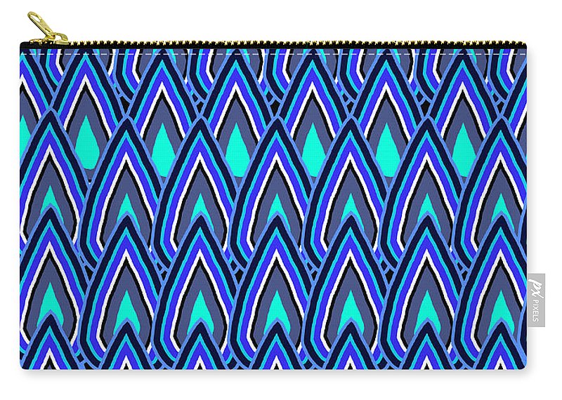 Teardrops In Blue - Carry-All Pouch