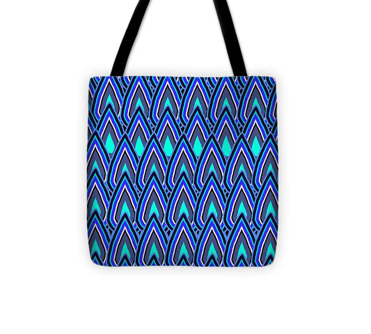 Teardrops In Blue - Tote Bag