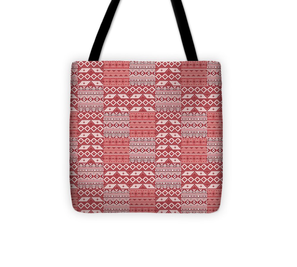 Terra Cotta Southwest Patchwork - Tote Bag