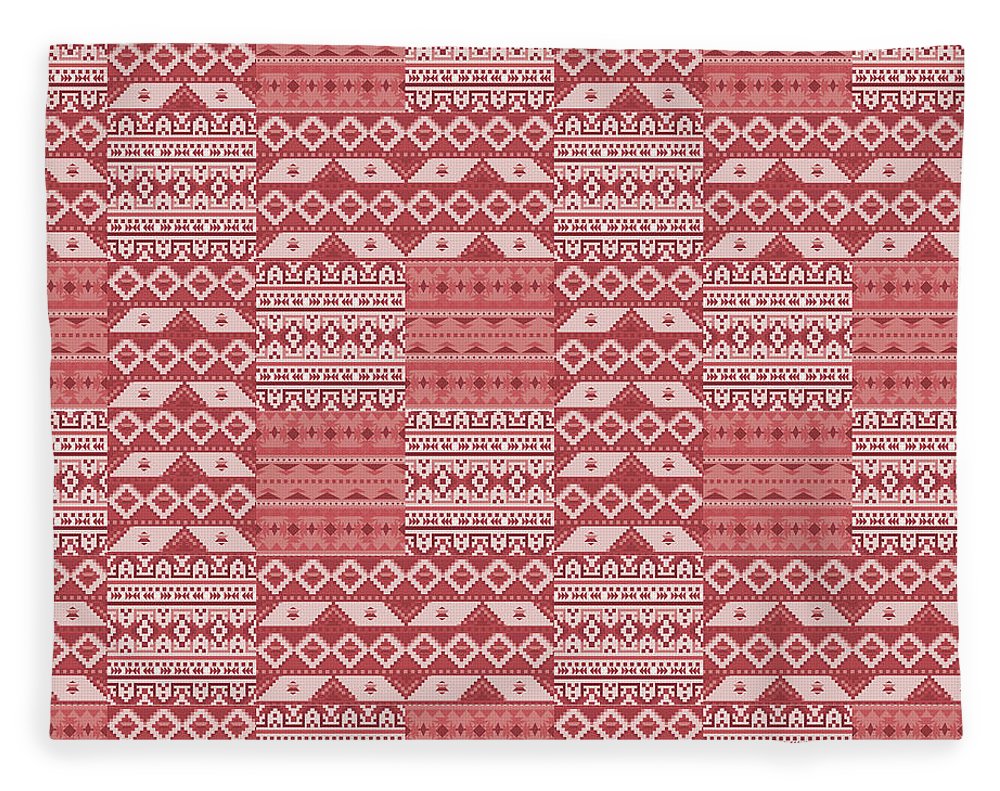 Terra Cotta Southwest Patchwork - Blanket