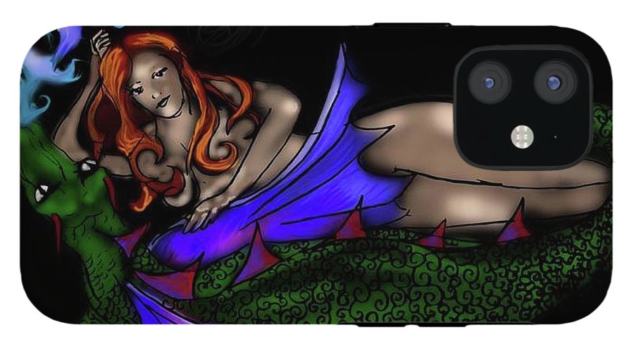 The Maiden and The Dragon - Phone Case