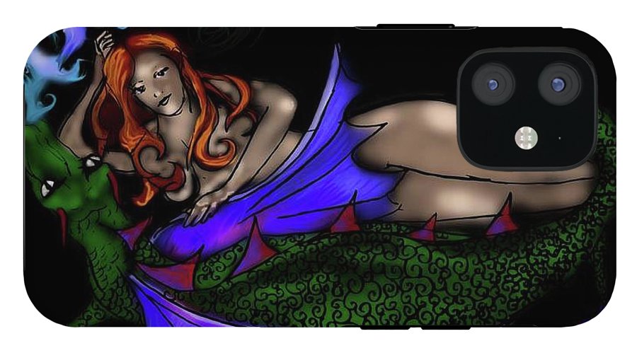 The Maiden and The Dragon - Phone Case