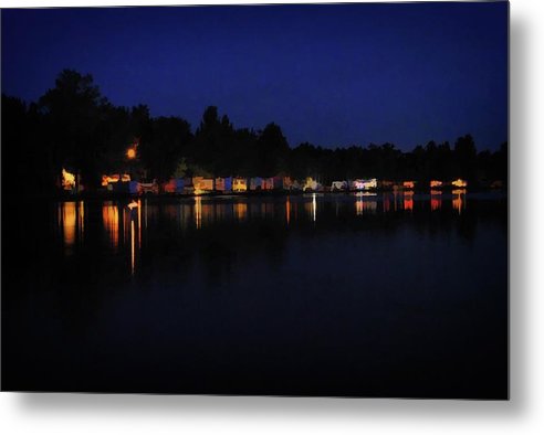 The October Lake - Metal Print