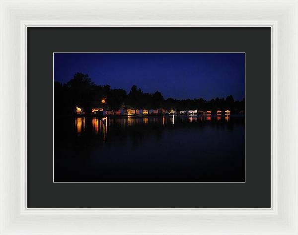 The October Lake - Framed Print