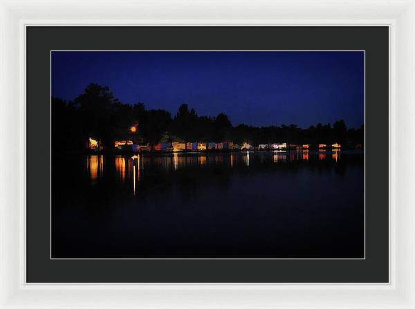 The October Lake - Framed Print