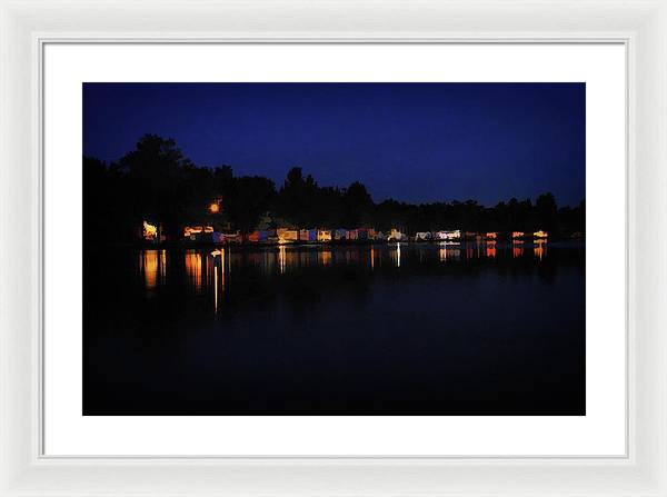 The October Lake - Framed Print