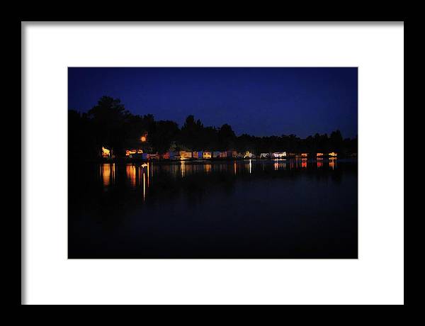 The October Lake - Framed Print