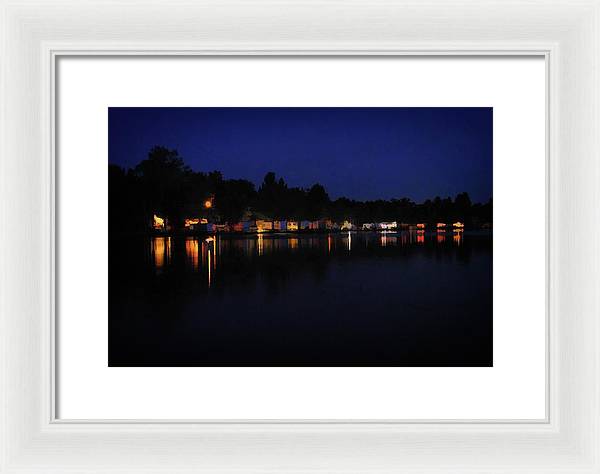 The October Lake - Framed Print