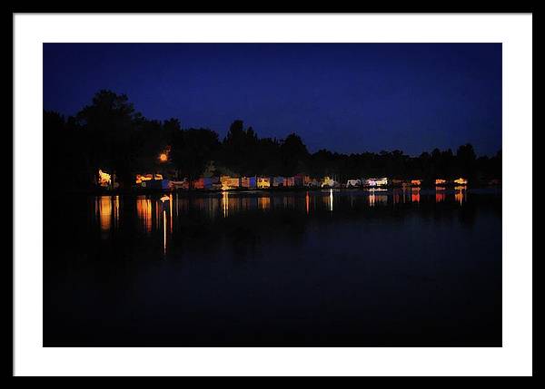 The October Lake - Framed Print