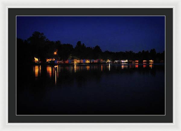 The October Lake - Framed Print