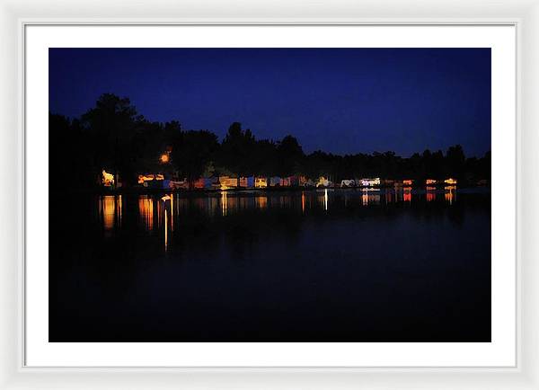 The October Lake - Framed Print