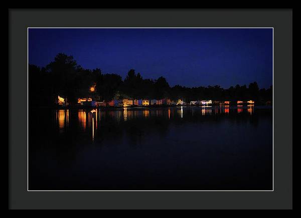 The October Lake - Framed Print