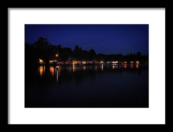 The October Lake - Framed Print