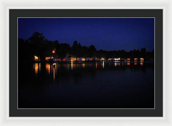 The October Lake - Framed Print