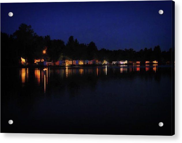 The October Lake - Acrylic Print