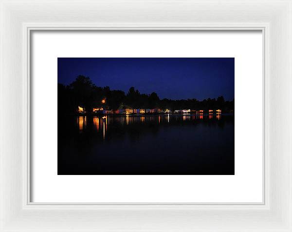 The October Lake - Framed Print