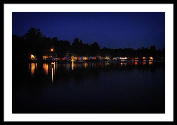 The October Lake - Framed Print