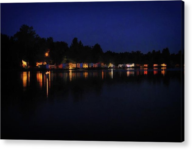 The October Lake - Acrylic Print