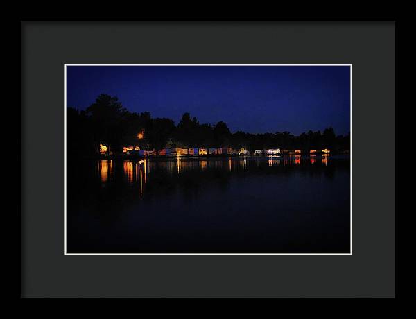 The October Lake - Framed Print