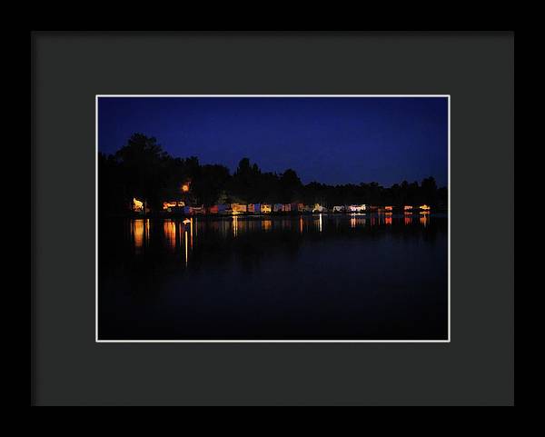 The October Lake - Framed Print