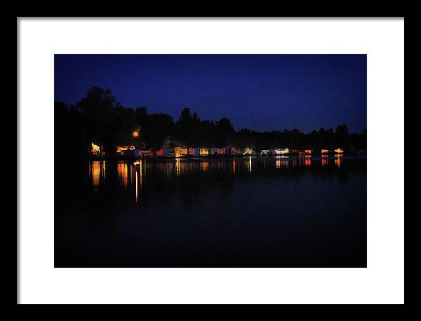 The October Lake - Framed Print