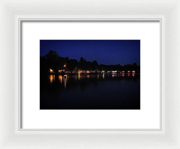 The October Lake - Framed Print